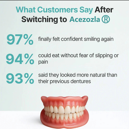 ✨New Year promotion: 70% discount 🎁 🦷 Acezozla™ Custom-Fit Fully Functional Dentures for a More Confident Smile!