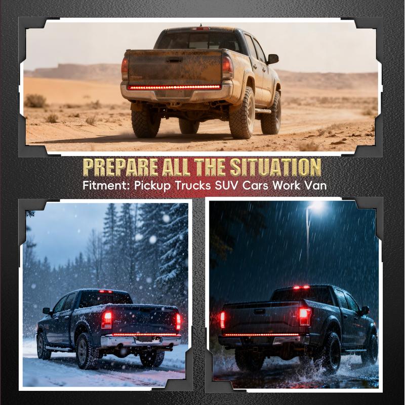 ✨New Year promotion: 60% discount 🎁60-Inch LED Tailgate Light Bar Strip