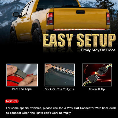 ✨New Year promotion: 60% discount 🎁60-Inch LED Tailgate Light Bar Strip